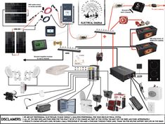 an electrical wiring diagram with all the components needed to make it easier for people to use