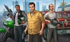 Franklin, Michael, & Trevor Patrick Brown, Gta Online, Rockstar Games, Funny Wallpaper