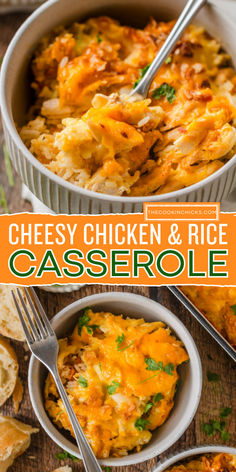 This classic chicken meal is a comfort food for the family. Packed with flavor and best for easy weeknight dinner recipes. This easy casserole recipe is quick to prepare and ready in no time. Impress your guests with its satisfying flavor on every bite! Ground Chicken Rice Casserole, Best Chicken And Rice Casserole, Lazy Casserole, The Best Chicken And Rice, Easy Chicken And Rice Casserole, Dinners For Family, Cheesy Chicken And Rice Casserole, Cheesy Chicken Rice Casserole, Casserole Meal