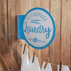 Self Service Laundry Sign Vintage Laundry Sign, Modern Farmhouse Pendant Lighting, Self Service Laundry, Laundry Wall Art, Laundry Time, Laundry Sign, Vintage Laundry, Laundry Signs, Metal Wall Sign