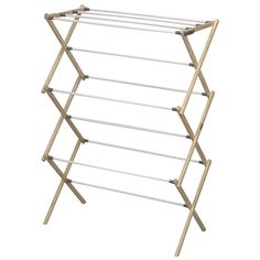 an ironing board with four clothes racks attached to the top and two legs on each side