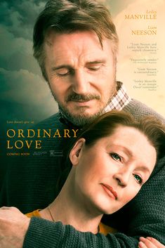 the ordinary love movie poster with two people hugging each other and looking at something in the distance