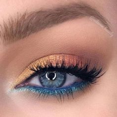 Make Up Inspiration, Neutral Eyeshadow, Hooded Eye Makeup, Palette Makeup, Glitter Eyeliner