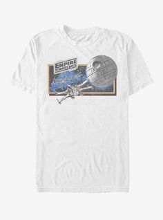 Star Wars Vintage Empire T-Shirt Empire Star Wars, Star Wars Apparel, Star Wars Vintage, Star Wars Tee, Star Wars T Shirt, Pacsun Mens, Star Wars Tees, Star Wars Outfits, T Shirts White