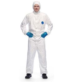 Tyvek Hooded Type 5 6 Disposable CHF5 Protech Dupont Boilersuit