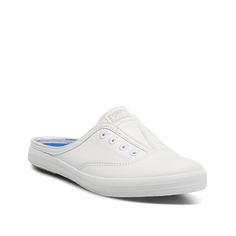 Keds-Moxie Mule Leather Slip-On Sneaker - Women's Trade in your classic Keds for the Moxie Mule slip-on sneaker for #trendsetting style. This silhouette is fashioned with a mule-inspired design and a softerra™ footbed for daylong wear! Sneaker Shopping, Leather Slip Ons, Keds, Mule, Slip On Sneaker, Womens Sneakers, Leather Upper, Customer Service, Design Inspiration