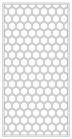 an image of a pattern that looks like hexagonals in black and white