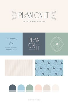 Organic Wedding Planner branding by Kindly by Kelsea Wedding Planner Color Palette, Classy Brand Identity, Cleaning Color Palette, Business Color Palette, Wedding Planner Branding, Event Planner Branding, Modern Design Studio, Planner Branding, Wedding Planner Brand