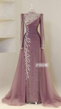 Hijab Gown Dresses Party, Hijabi Bridesmaid Dresses Evening Gowns, Bresmaid Dresses Muslim Weddings, Wedding Fashion For Guests, Gown With Hijab, Wedding Dress Purple Hijab, Dress Hijab Party