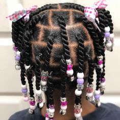 FEATURED @braids_2.da_t FOLLOW @kissegirl💋Beauty Brand💋Hair, Skin, & Nails . . . #browngirlshair #cutekidsbraids #braidsfordays… Braids And Beads, Toddler Hairstyles, Easy Hairstyles For Medium Hair