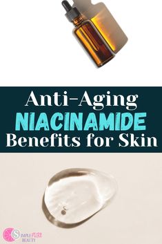 Niacinamide is an important vitamin, it is also a very potent anti-aging skincare ingredient. Diminish fine lines and wrinkles, lighten dark spots, and balance your skin with this natural ingredient. Niacinamide reduces the size fo your pores as well, giving you a more even complexion. Niacinamide can be used alone as an anti-aging serum or in your own DIY skincare recipes. Learn more about this incredible anti-aging skincare ingredient! Best Cleansers, Regular Skin Care Routine, Skincare Recipes, Making Cosmetics, Wrinkle Remedies, Niacinamide Serum, Recipes Learn