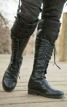 Great Shopping Mens Fashion Faux Leather Buckle Strap Lace Up Knee High Riding Boots Shoes DIW, Mens boots Winter Tall Boots, Rider Boots, Knight Boots, Studs Men, Men Plus Size, Vintage Boots, High Leg Boots, Martin Boots, Biker Boots