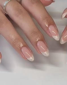 Minimal Nails, Classy Acrylic Nails, Pearl Nails, Neutral Nails, Girls Nails, Bridal Nails