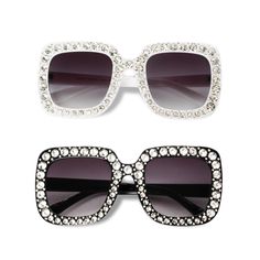 PRICES MAY VARY. Bling Sunglasses for All: These bling sunglasses feature an oversized square frame which embelished with sparkly rhinestones. They are instantly recognizable and expertly crafted with immaculate attention to detail. Super Cool Rave Sunglasses: Freckles Mark sparkly sunglasses a perfect type of rave accessories, great for music festivals, concerts, parties, Halloween costume, 4th of July celebration, disco etc. They are outstanding in uplifting the outfits UV400 Eye Protection: F Bedazzled Sunglasses, Bling Sunglasses, Crystal Sunglasses, Rave Accessories, Bling Design, Cheap Sunglasses, Retro Glasses, Disco Outfit, Oversized Sunglasses