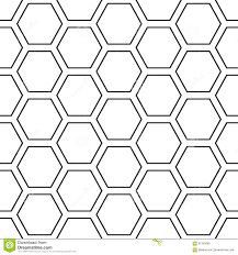 a black and white hexagonal pattern