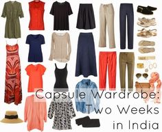 capsule wardrobe two weeks in india with the caption capsule wardrobe two week in india