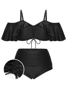 30-70% OFF✓ Fast Shipping✓Dive into vintage elegance with Retro Stage’s strap dolman sleeve swimsuit, blending retro design with contemporary comfort. Retro Stage, Bathing Suit Patterns, Bathing Suit Designs, Sleeve Swimsuit, Fashion Cap, Swimsuit Design, Vintage Swimsuits, Cute Bathing Suits, Plus Size Black