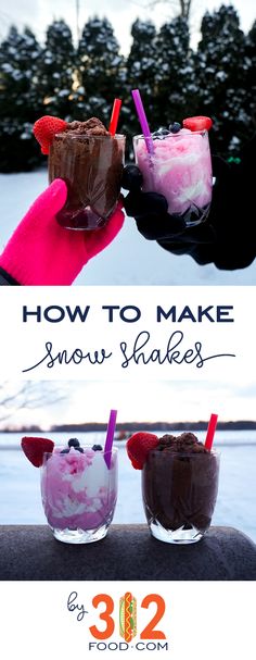 how to make snow shakers in 3 easy steps