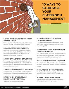 a poster with instructions on how to use the classroom management tool for students and teachers