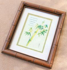 Thank you for looking in... Bamboo Mat, Bamboo Frame, Asian Style, Fashion Pictures, Picture Frame, Picture Frames, Thank You, Frame, Best Deals