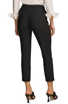 Pared-back pants are trimly tailored to end at the ankle. 27" inseam Zip fly with button closure Lined 95% polyester, 5% spandex Machine wash, tumble dry Imported Nordstrom Store, Donna Karan, Ankle Pants, Black Fits, Size 12, Nordstrom, Spandex, New York, Pants