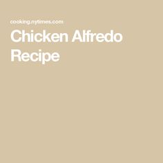 the chicken alfredo recipe is ready to be eaten