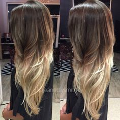 Ombré Ombre Hairstyles Long, Brown To Blonde Ombre Hair Long Straight, Brown Blonde Ombre Balayage, Half Blonde Balayage On Brown Hair, Brown To Black Ombre Hair, Ombre Hair Dark To Light, Dark Hair With Blonde Ends, Dark To Light Ombre Hair, Ombre Brown To Blonde Hair