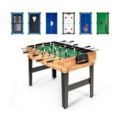 an image of a foosball table set up