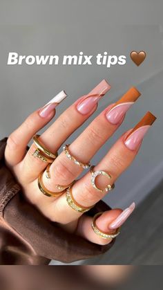 Mix Nails, Tips Nails, Waterslide Nail Decals, Edgy Nails, Long Acrylic Nails Coffin, Long Square Acrylic Nails, Acrylic Nails Coffin Short, Square Acrylic Nails