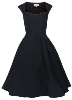 Lindy Bop 'Grace' Vintage 1950's Rockabilly Style Bengaline Swing Party Evening Dress,$46.99 Black 1950s Dress, Rock N Roll Outfit, Vintage Dresses Black, Hottest Dresses, Rockabilly Mode, Black Pinup, Lindy Bop, Fashion Fantasy, Rockabilly Outfits