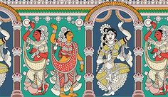 Patola Pattern, Kalamkari Design, Patola Design, Kalamkari Painting, Paisley Art