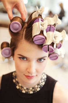 Curl Hair With Rollers, Rollers For Long Hair, Diy Hair Rollers, Heated Rollers