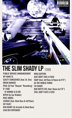 the slim shady lp back cover