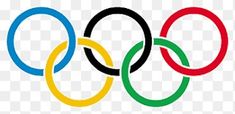 the olympic logo is shown on a white background