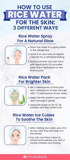 Rice Water For Face, Good Skin Tips, Home Beauty Tips, Rice Water, Skin Care Remedies, Skin Care Recipes