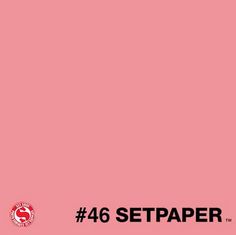 a pink background with the words 46 setapper on it