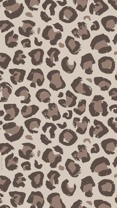 an animal print pattern with brown spots