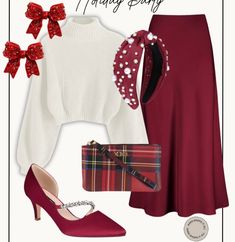 Christmas Church Outfit, Christmas Outfits Women, Trendy Outfits For Teens, Outfit Layout, Stunning Outfits, Kpop Fashion Outfits, Casual Winter Outfits, Casual Dinner Outfit, Hot Outfits