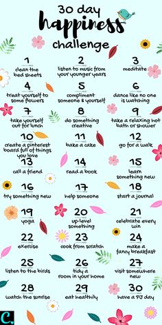 30 Day Happiness Challenge, Diy Coat, Happiness Challenge, What To Do When Bored, How To Be Happy, Things To Do When Bored, Smokey Eyes, 30 Day Challenge