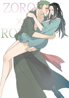 two people hugging each other with the words zero and roux in front of them