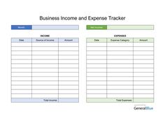 a business invoice and expense tracker