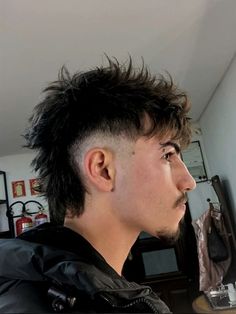 Punk Hair Men, Punk Haircut, Mohawk Haircut, Mens Haircut