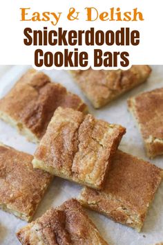 easy and delish snack made with cookie bars