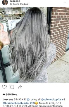 Igora Formulas, Igora Hair Color, Schwarzkopf Color, Redken Hair Color, Silver Blonde Hair, Grey White Hair, Redken Hair Products