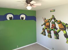 Almost done with Baby room.  Teenage Mutant Ninja Turtle!