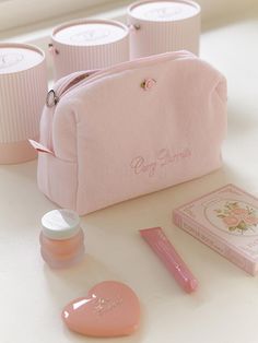 Outer Fabric - Cotton 76% Poly 24% Inner Fabric - Cotton 100%Country of Origin : KOREA Coquette Makeup Bag, Cosmetic Bag Aesthetic, Pink Coquette Aesthetic, Skincare Bag, Girly Christmas Gifts, Aesthetic Profile Picture Cartoon Soft, Pink Makeup Bag, Cute Makeup Bags, School Bag Essentials