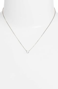 Embrace minimalist elegance with this gleaming chain-link collar necklace set with a single sparkling cubic zirconia pendant. Style Name:Nordstrom Cubic Zirconia Pendant Necklace. Style Number: 5570974. Necklaces Simple Silver, Minimalistic Necklace Silver, Silver Pendant Necklace Minimalist, Transparent Png Necklace, Sliver Necklace, Nordstrom Jewelry, Surf Jewelry, Simple Silver Jewelry, Silver Diamond Necklace