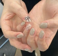 Small Pretty Tattoos, Bow Coquette, Cute Simple Nails, Nails Aesthetic, Cute Gel Nails, Nail Swag, Aesthetic Inspiration, Pedicure Nail Art, Xmas Nails