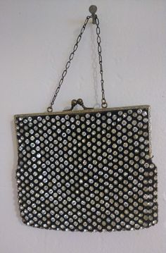 Solid rhinestone handbag Art Deco Circa 1920s, 30s Small Chain handle Clean inside and out, no markings.  Measures:  Just gorgeous! 🎭 *Shipping Can include  -packing materials, fees, ship confirmation, etc. (Etsy charges Fees on shipping, trans,  & processing as well).   thank you for understanding.  Please see my shop for costume, antique, & vintage jewelry, beaded and rhinestone handbags, and collectibles! Art Deco Handbag, Art Deco Handbags, 1920s Handbags, Flapper Purse 1920s, Handmade Rectangular Art Deco Bag, Vintage Sequined Rectangular Evening Bag, Rhinestone Handbags, Lapis Lazuli Pendant, Vintage Purse