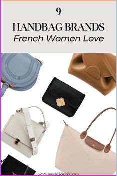 Here are the French handbag brands French women prefer to carry day to day! Click to see the chic styles of these lesser-known French brands. Beautiful Handbags For Women, Best Handbags For Women, Everyday Handbags For Women, French Handbags, Neutral Handbag, Handbag Brands, French Luxury Brands, Timeless Bags, Everyday Handbag